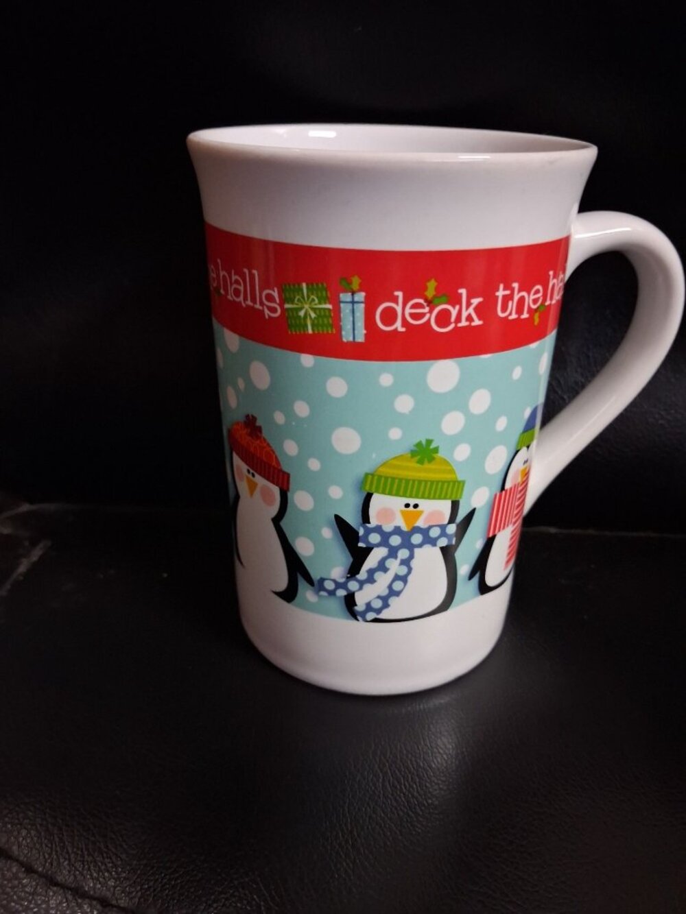 Royal Norfolk Christmas Coffee Cup "Deck The Halls"